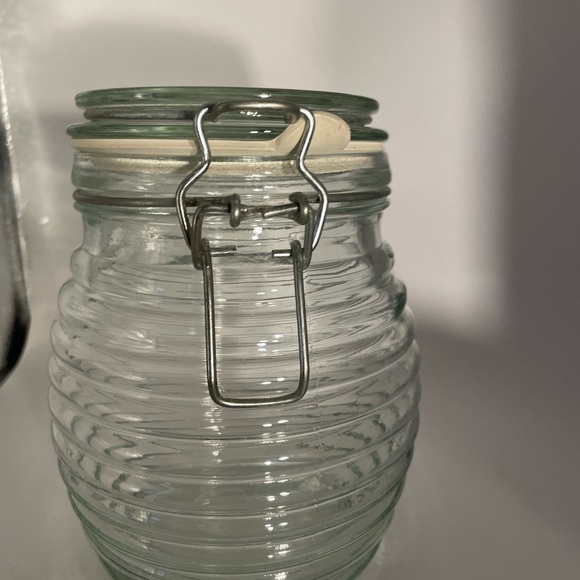 Honeycomb Jar Clear tight seal clasp - Picture 2 of 8